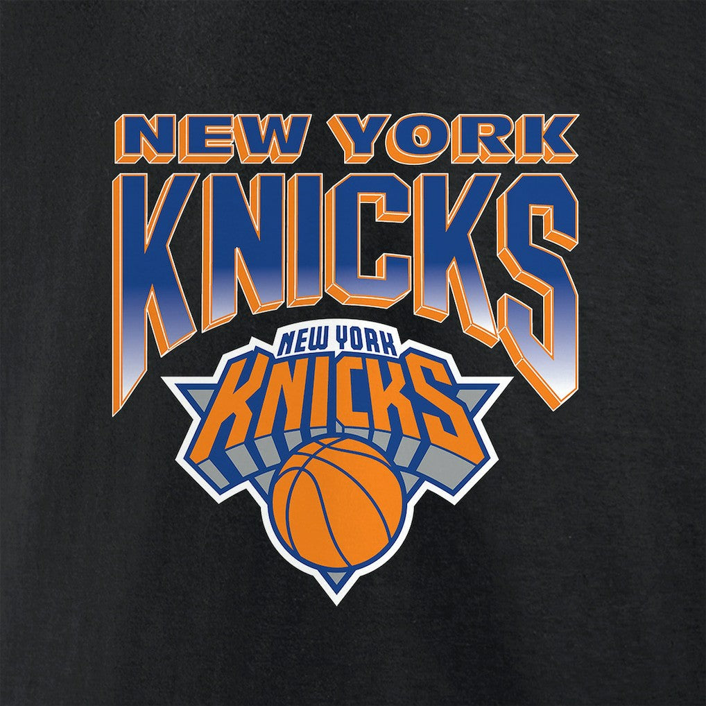 New York Knicks Block Front T-Shirt Black