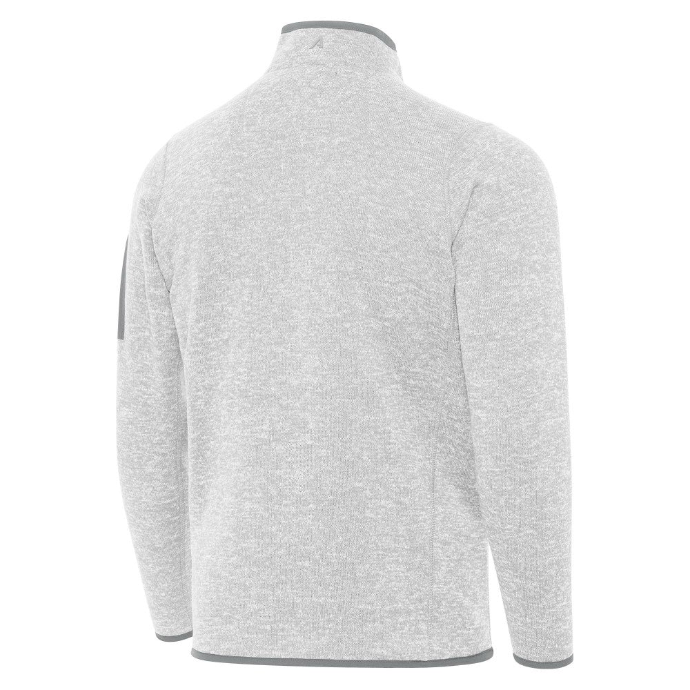 Mexico National Team Antigua Elevate Quarter-Zip Pullover Heather Gray