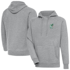 Mexico National Team Antigua Takeover Pullover Hoodie Heather Gray