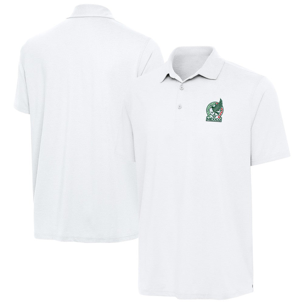 Mexico National Team Antigua Triple Shot Polo White