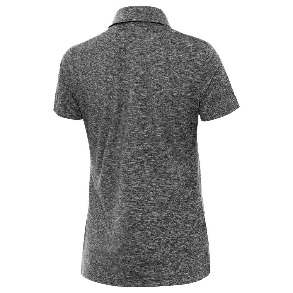 Mexico National Team Antigua Women's Triple Shot Polo Heather Black