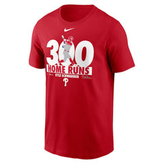 Kyle Schwarber Philadelphia Phillies Nike 300 Home Runs Milestone T-Shirt for sale