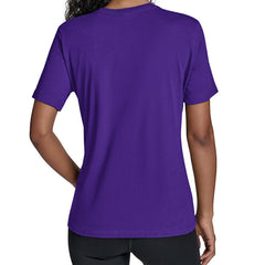 Minnesota Vikings Starter Women's Arch Stripe T-Shirt - Purple - NFL
