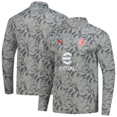 Puma - AC Milan 2025/26 Pre-Match dryCell Quarter-Zip Top - Gray