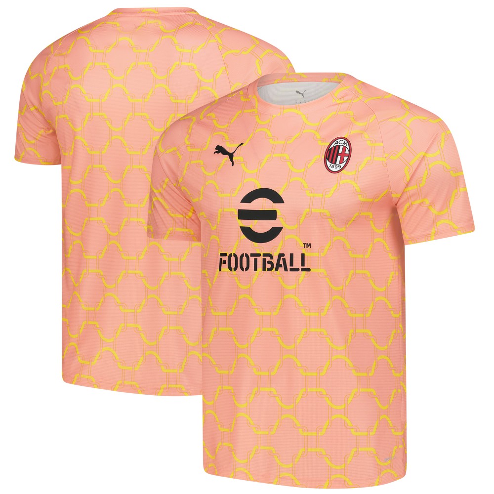 Puma - AC Milan 2025/26 Pre-Match dryCell Training Jersey - Light Orange