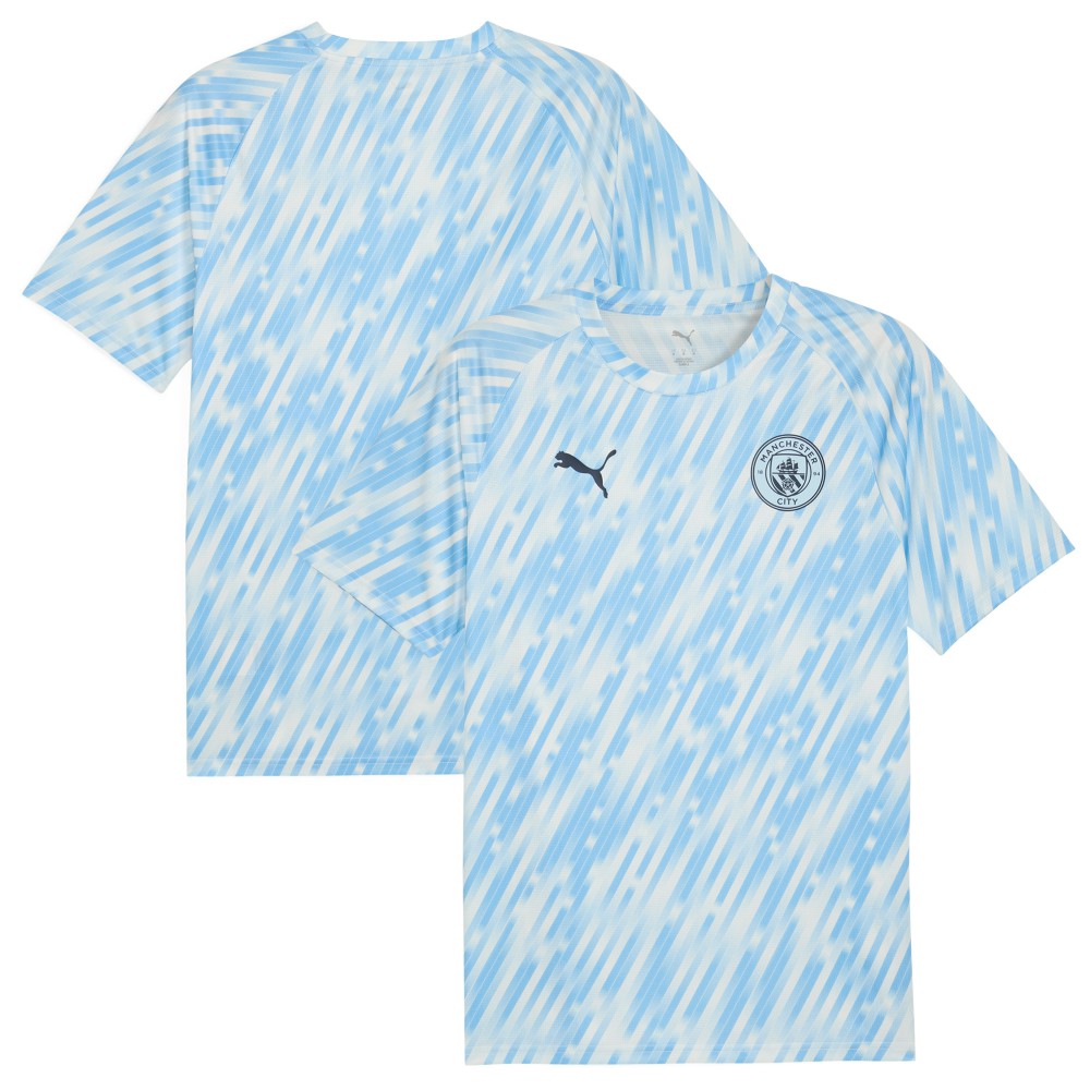 Puma - Manchester City 2025/26 Pre-Match Training Jersey - Sky Blue