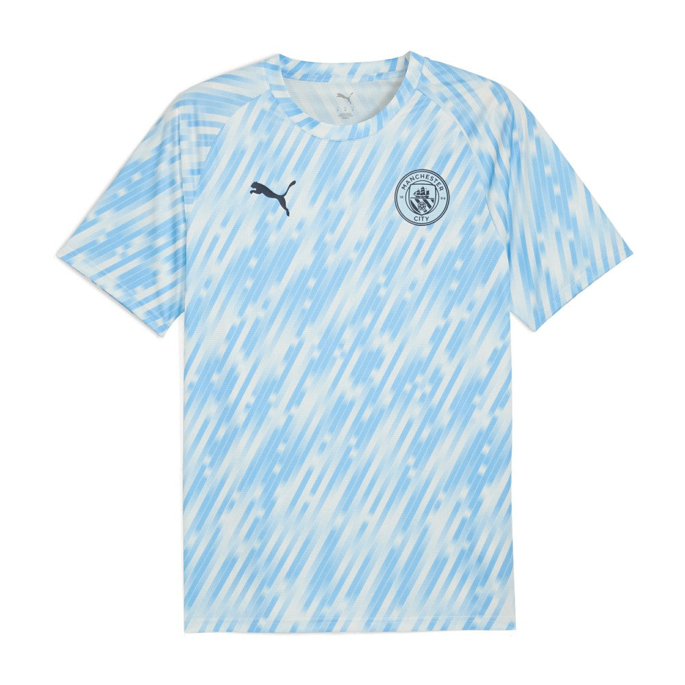 Puma - Manchester City 2025/26 Pre-Match Training Jersey - Sky Blue
