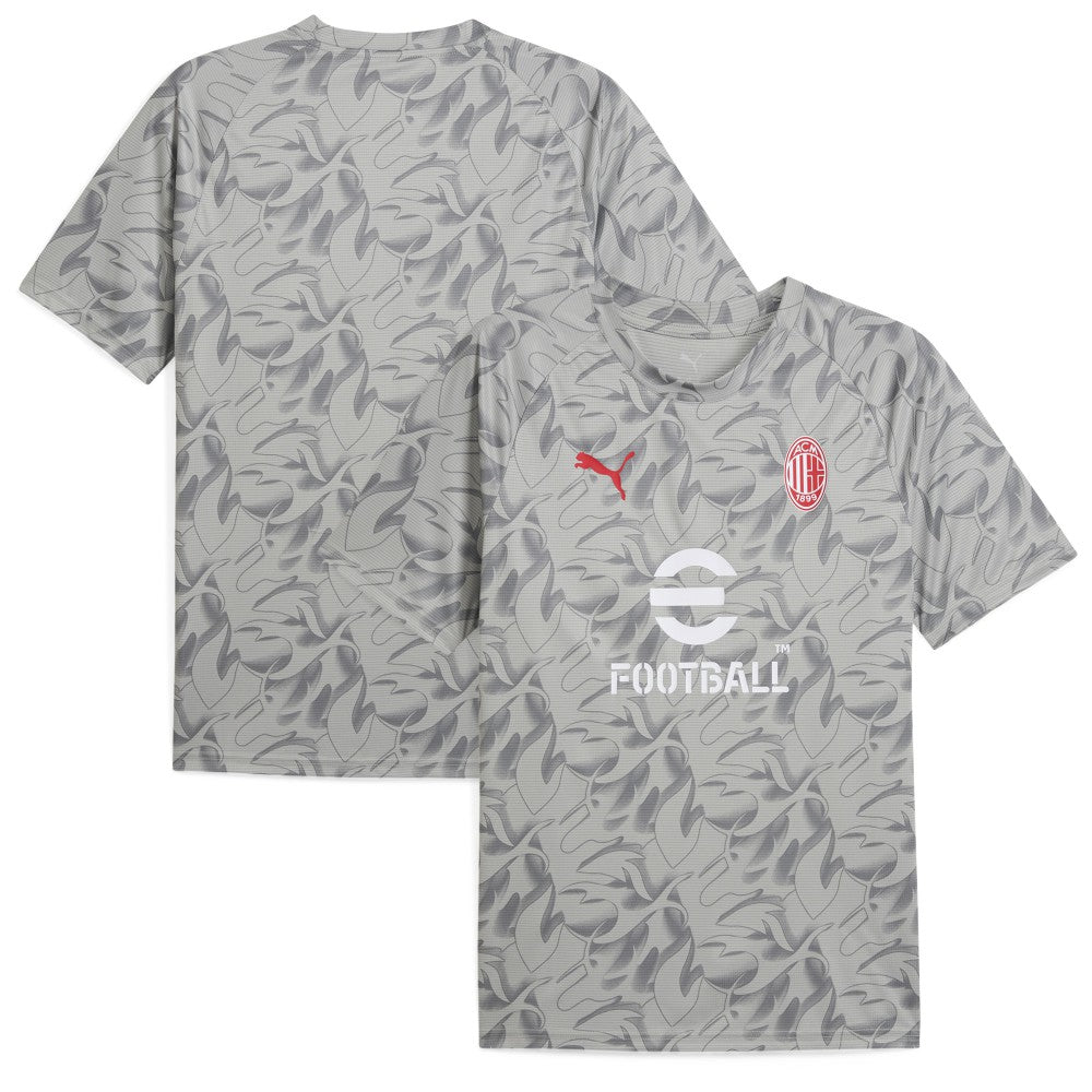 Puma - AC Milan 2025/26 Pre-Match Training Jersey - Gray