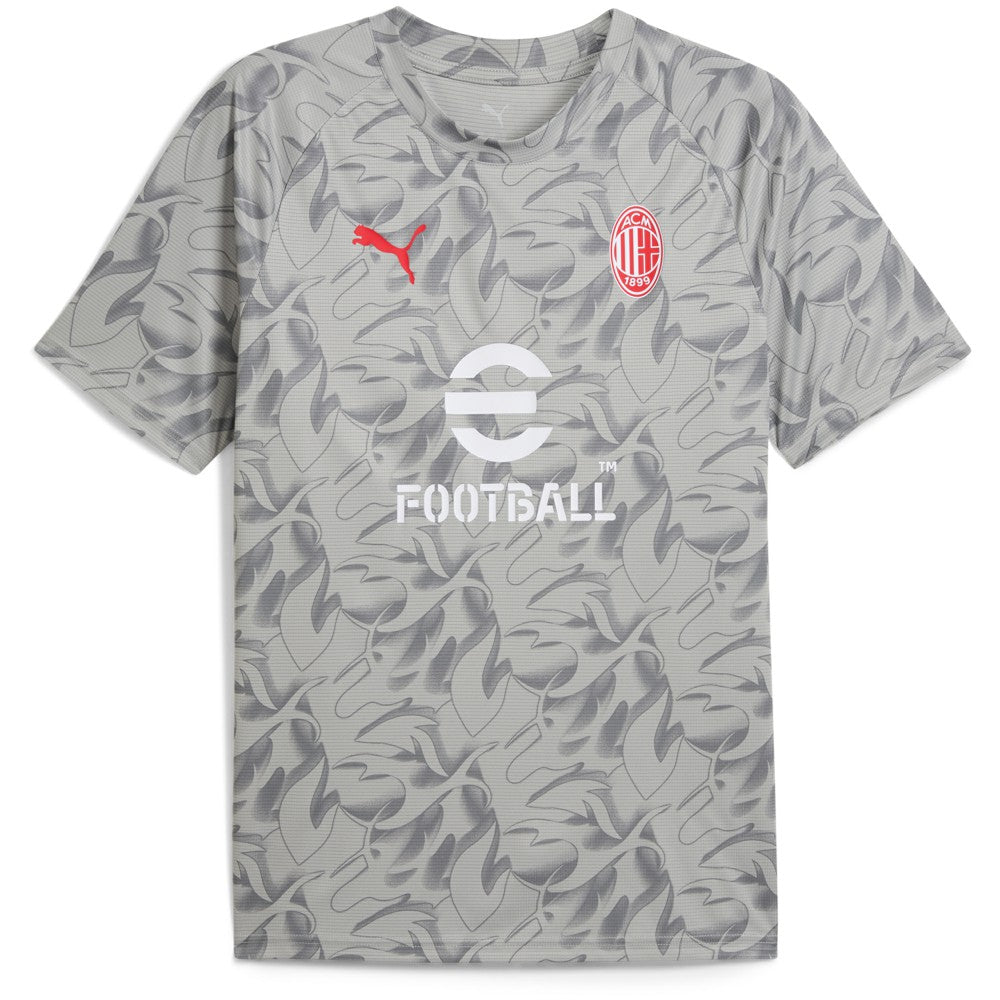 Puma - AC Milan 2025/26 Pre-Match Training Jersey - Gray