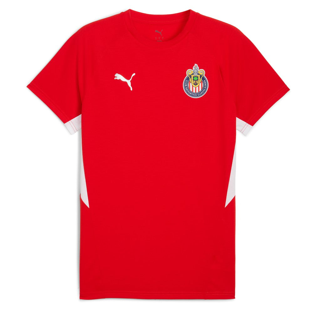Puma - Chivas 2025/26 Evostripe Raglan T-Shirt - Red