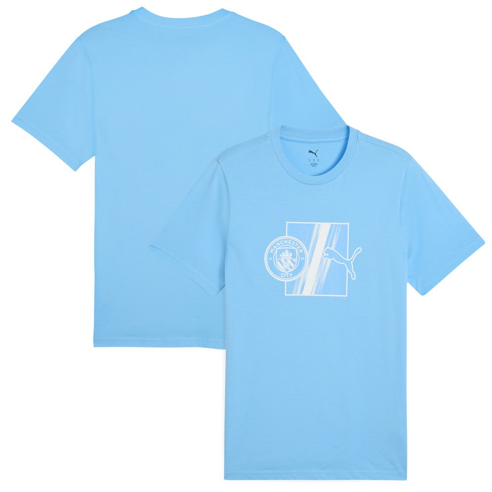 Puma - Manchester City ftblCulture T-Shirt - Sky Blue
