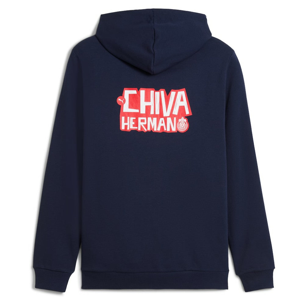 Puma - Chivas ftblCulture Full-Zip Sweat Hoodie - Navy