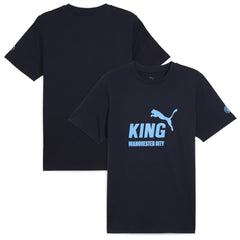 Puma - Manchester City 2025/26 King Logo T-Shirt - Navy