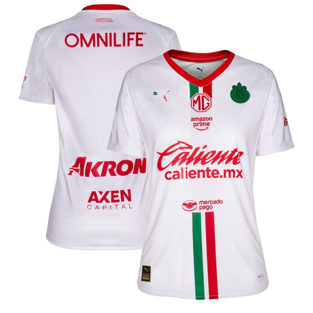 Puma - Chivas Women's 2025/26 Away Replica Jersey - White