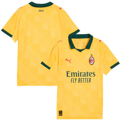 Puma - AC Milan Youth 2025/26 Third Replica Jersey - Yellow