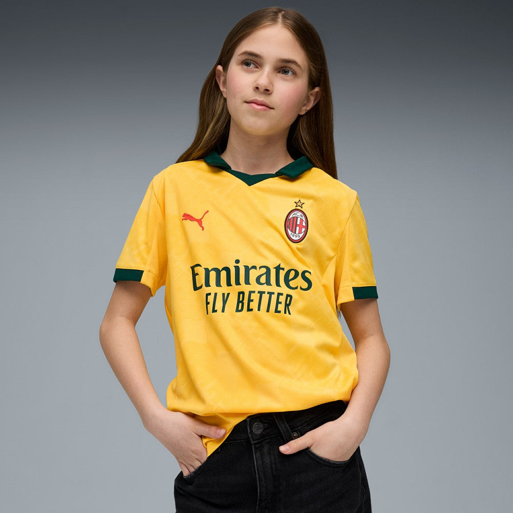 Puma - AC Milan Youth 2025/26 Third Replica Jersey - Yellow