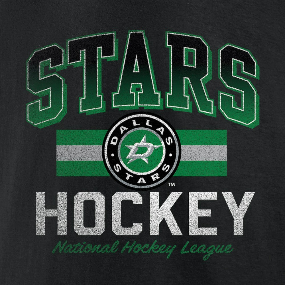 Dallas Stars Retro Stripe T-Shirt - Black | NHL discount