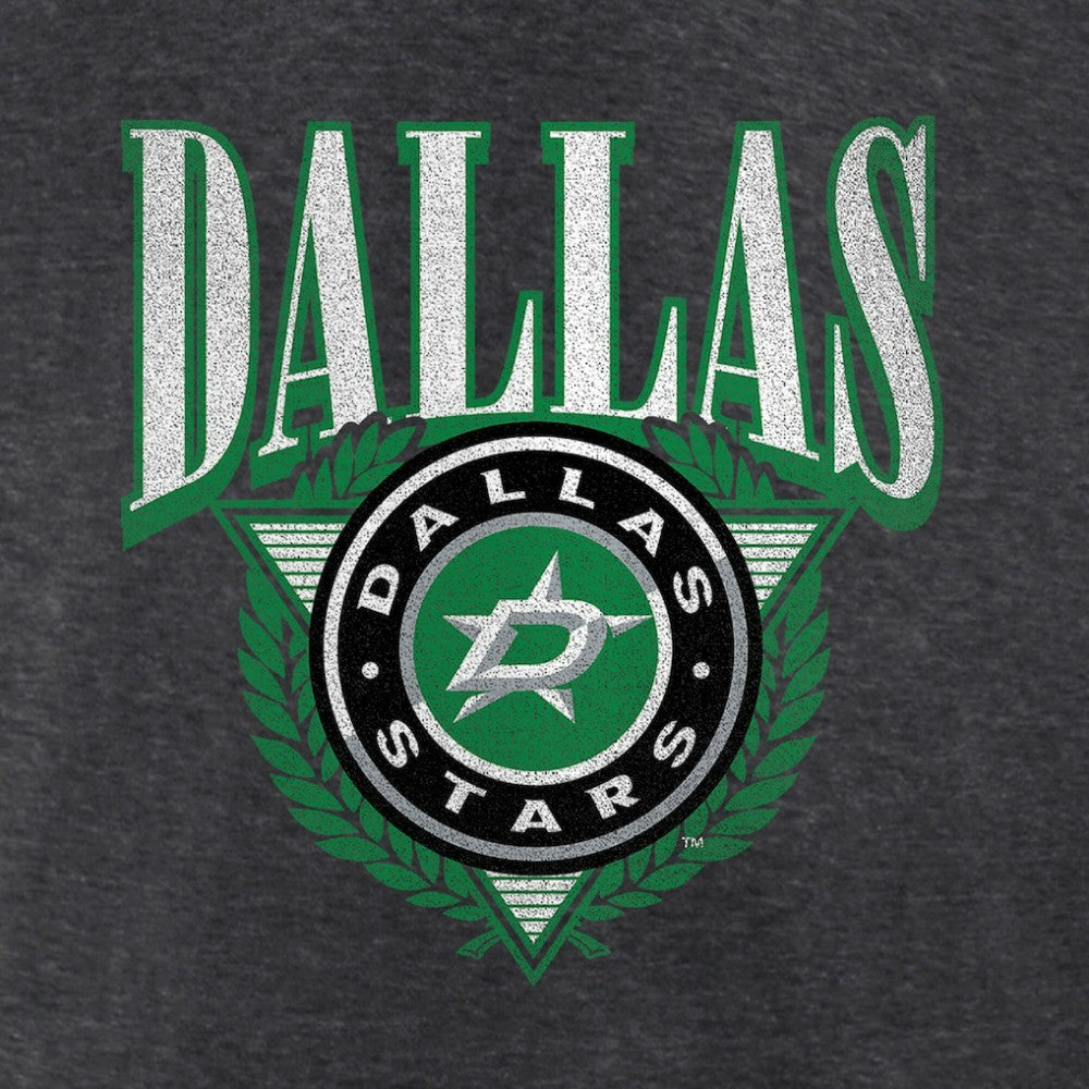 Dallas Stars Retro Seal T-Shirt - Charcoal | NHL Lifestyle
