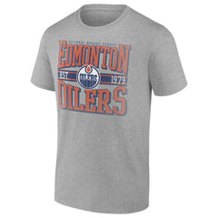 Edmonton Oilers Retro Vibe T-Shirt - Heather Gray | NHL online