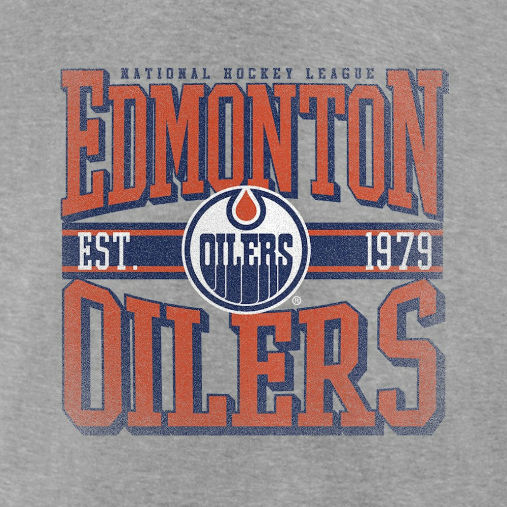 Edmonton Oilers Retro Vibe T-Shirt - Heather Gray | NHL online