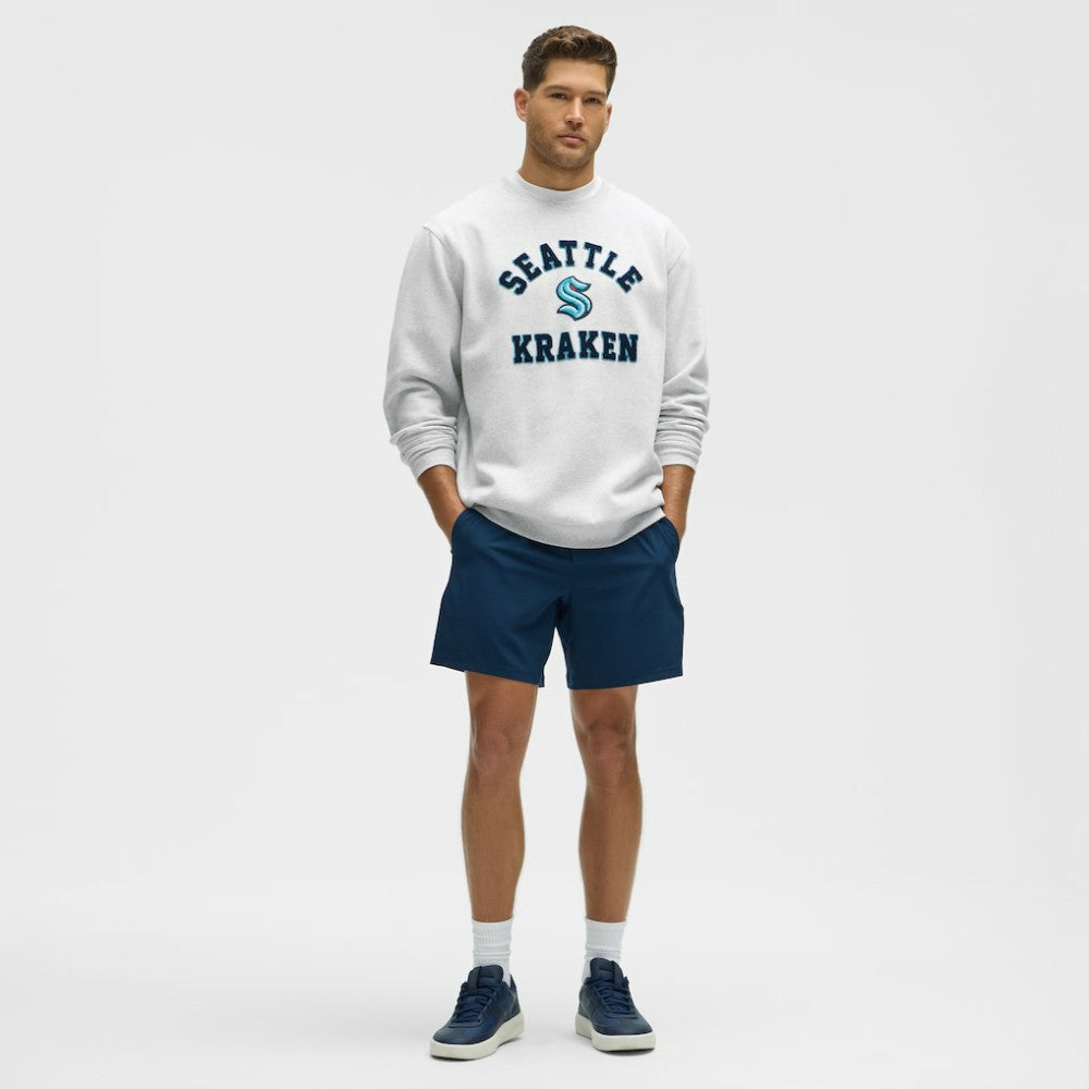 Seattle Kraken lululemon Steady State Crew - Heathered Core Ultra Light Grey | NHL discount