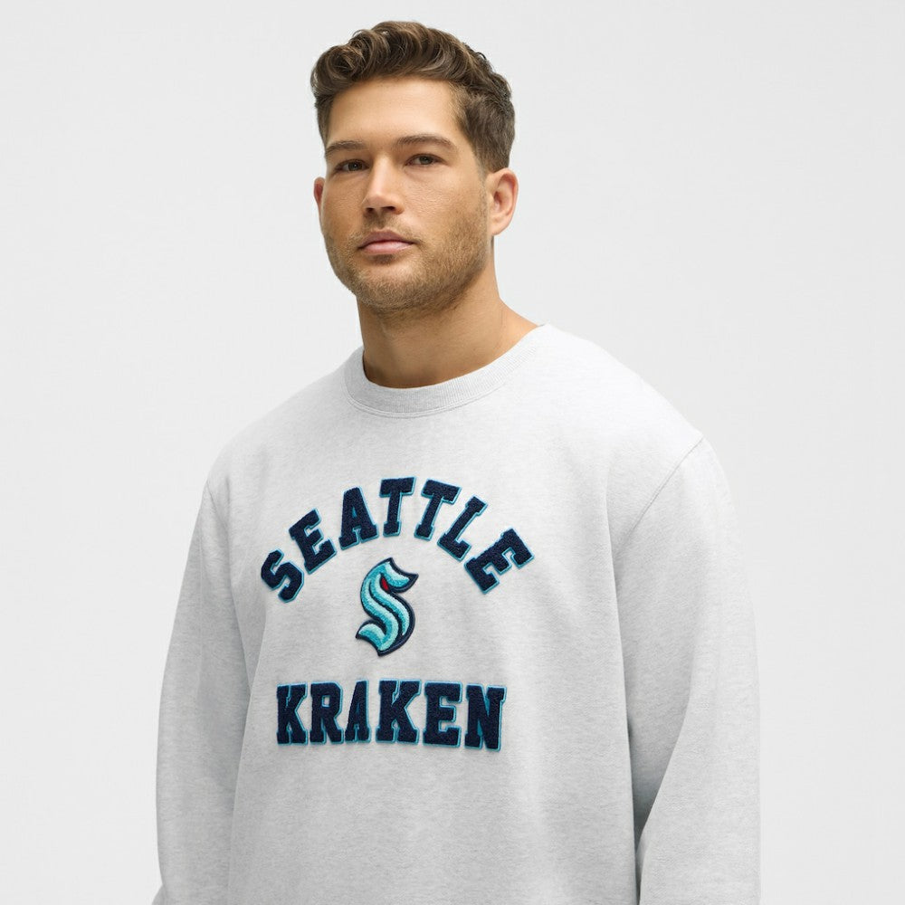 Seattle Kraken lululemon Steady State Crew - Heathered Core Ultra Light Grey | NHL discount