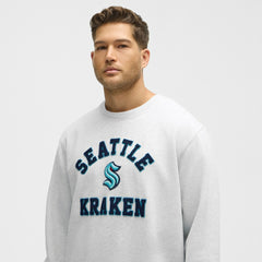 Seattle Kraken lululemon Steady State Crew - Heathered Core Ultra Light Grey | NHL discount