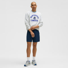 Vancouver Canucks lululemon Steady State Crew - Heathered Core Ultra Light Grey | NHL near me