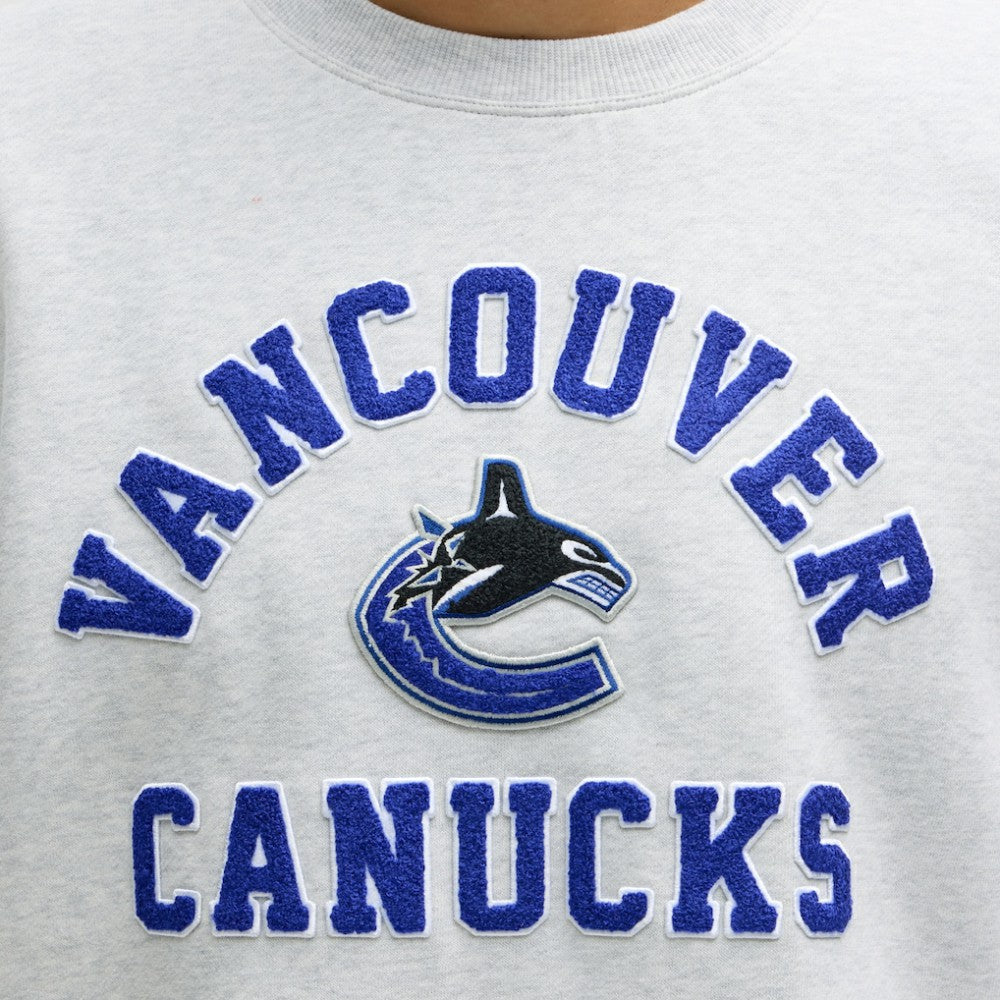 Vancouver Canucks lululemon Steady State Crew - Heathered Core Ultra Light Grey | NHL near me