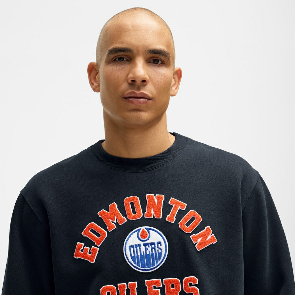 Edmonton Oilers lululemon Steady State Crew - True Navy | NHL sale