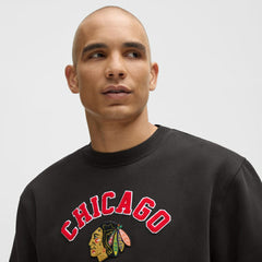 Chicago Blackhawks lululemon Steady State Crew - Black | NHL on sale