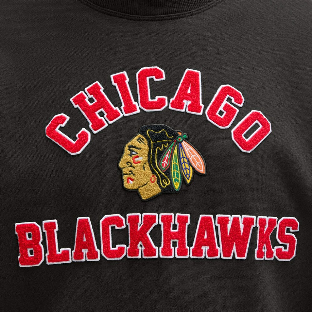 Chicago Blackhawks lululemon Steady State Crew - Black | NHL on sale