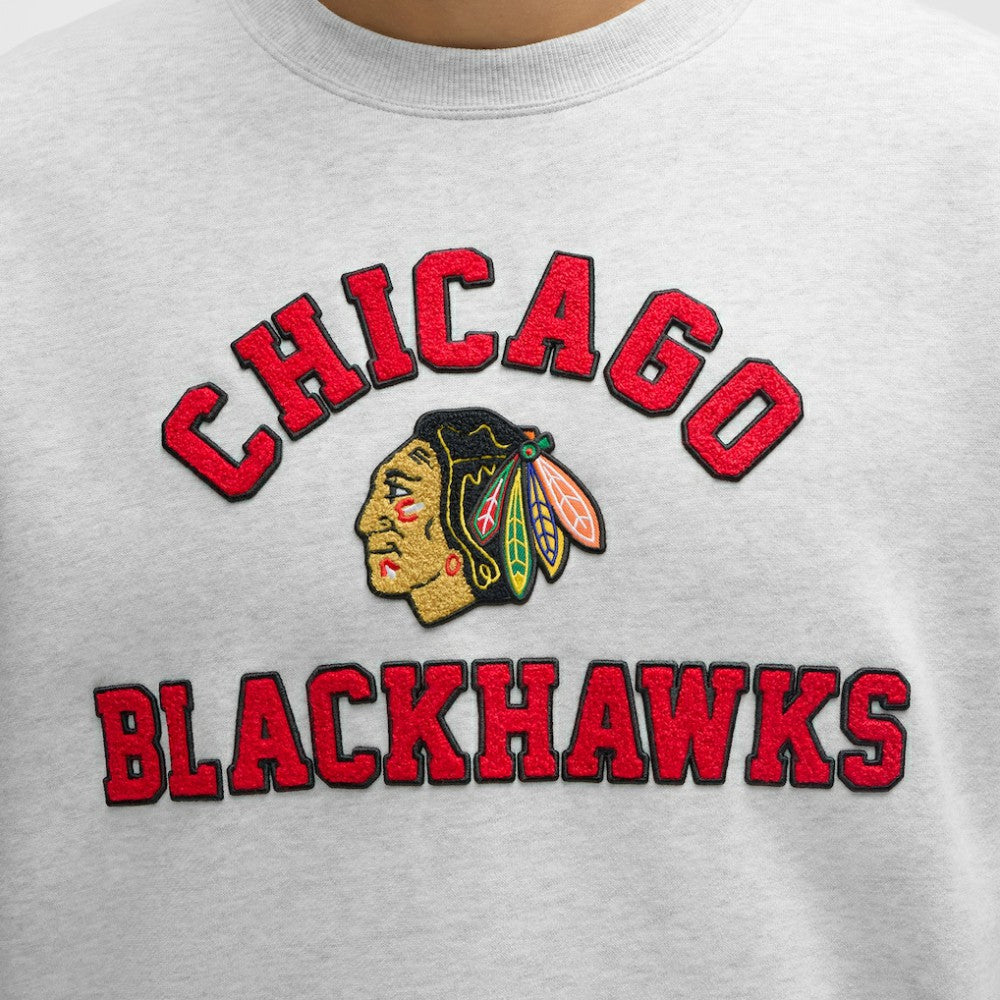 Chicago Blackhawks lululemon Steady State Crew - Heathered Core Ultra Light Grey | NHL Clearance