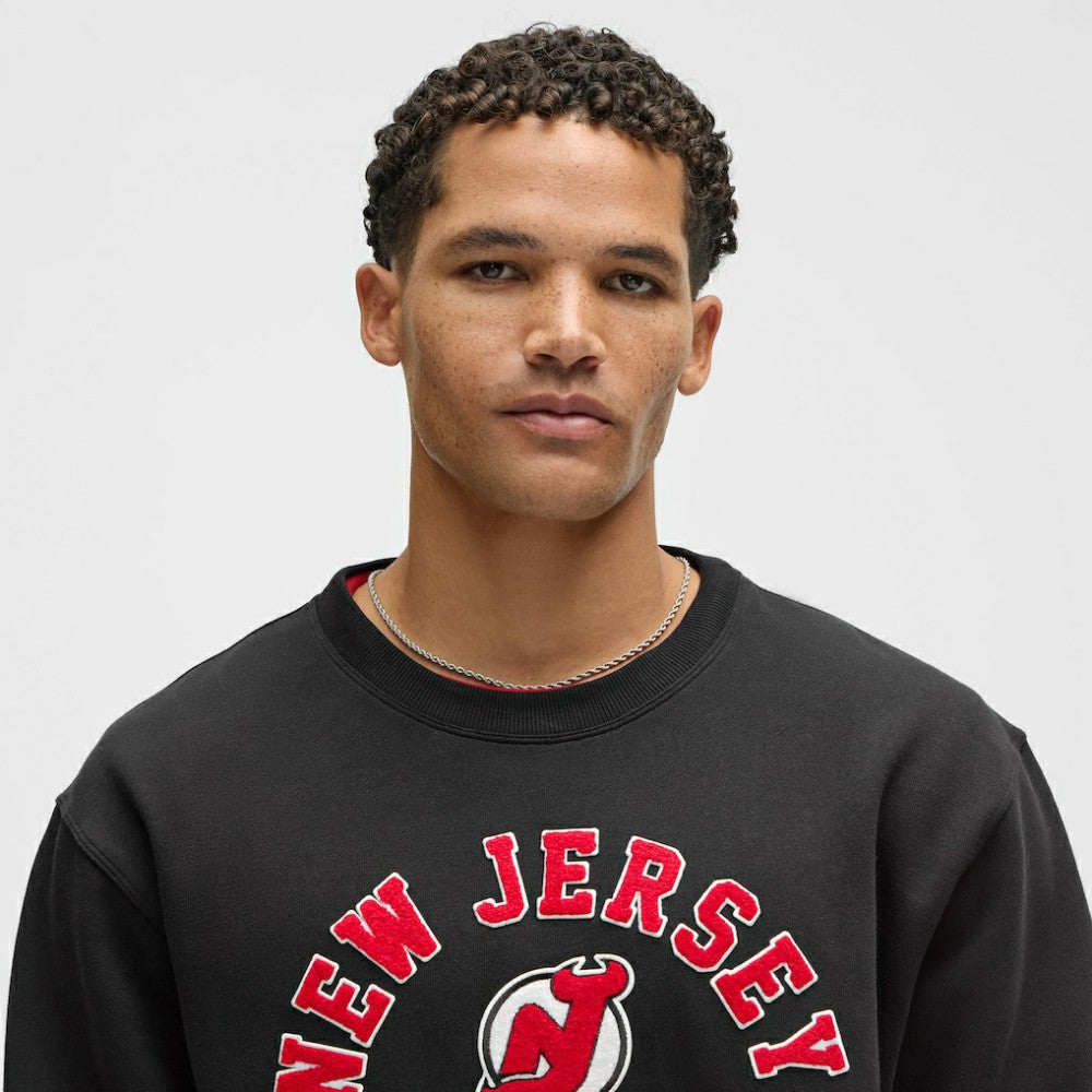 New Jersey Devils lululemon Steady State Crew - Black | NHL Clearance