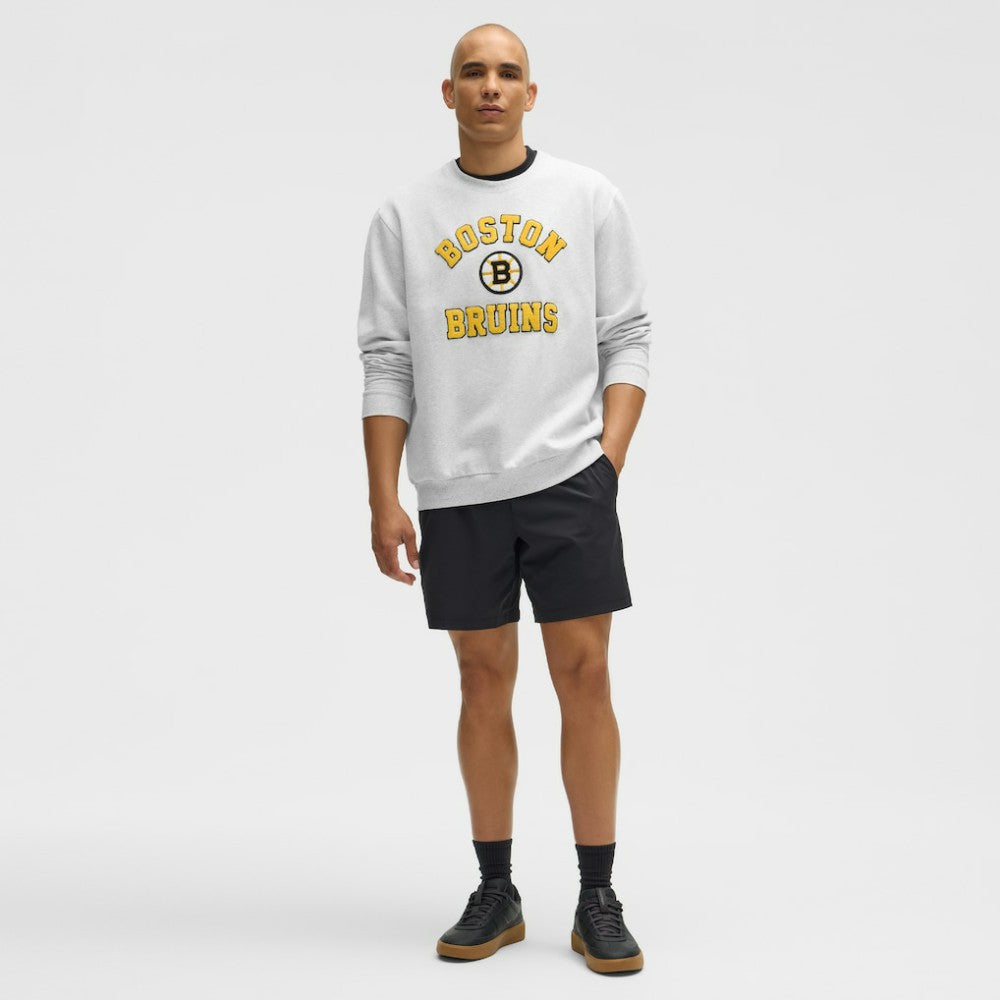 Boston Bruins lululemon Steady State Crew - Heathered Core Ultra Light Grey | NHL near me