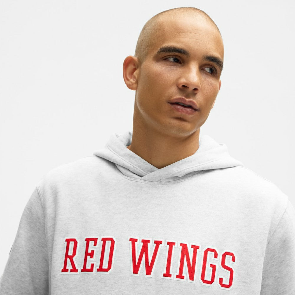 Detroit Red Wings lululemon Steady State Pullover Hoodie - Heathered Core Ultra Light Grey | NHL Clearance