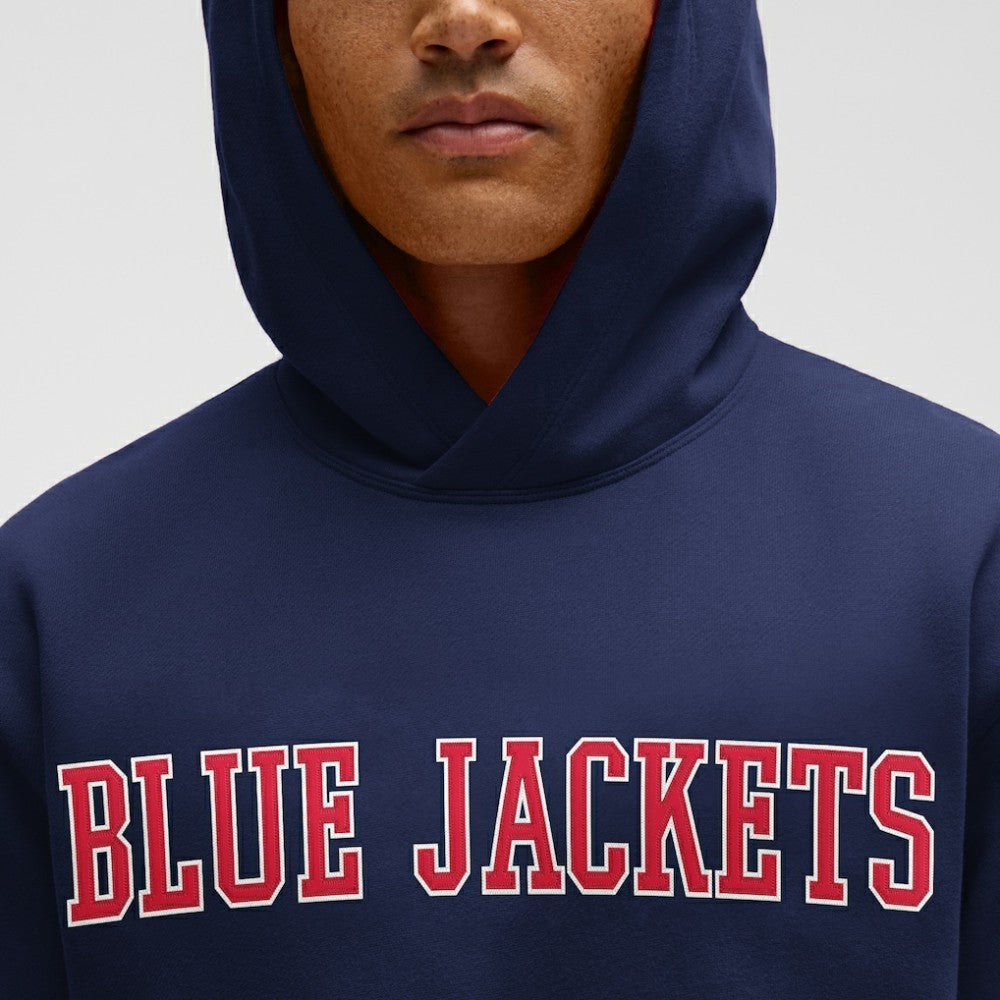 Columbus Blue Jackets lululemon Steady State Pullover Hoodie - Blue | NHL online