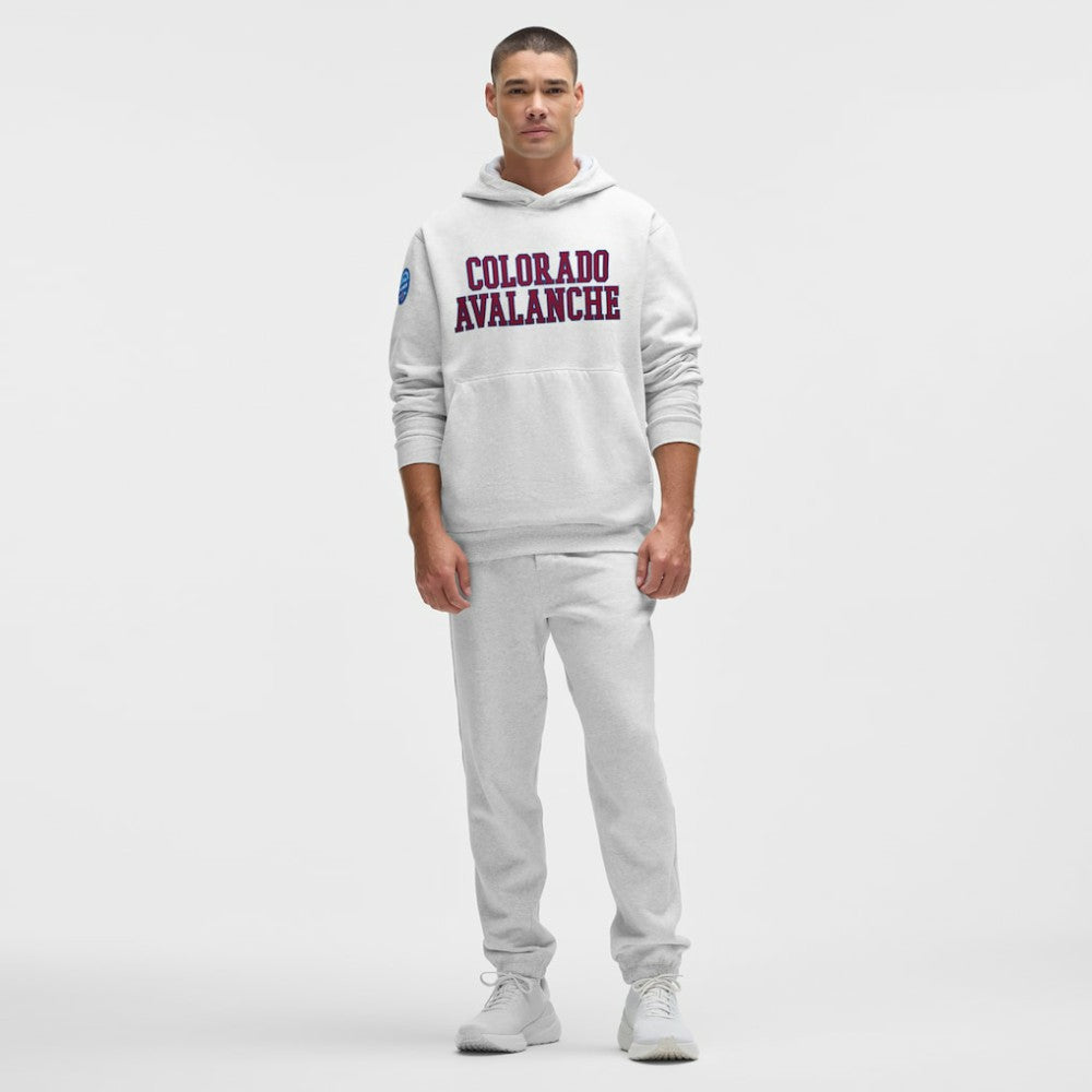 Colorado Avalanche lululemon Steady State Pullover Hoodie - Heathered Core Ultra Light Grey | NHL on sale