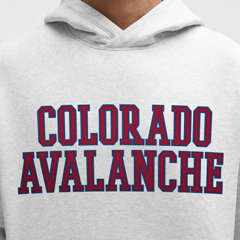 Colorado Avalanche lululemon Steady State Pullover Hoodie - Heathered Core Ultra Light Grey | NHL on sale