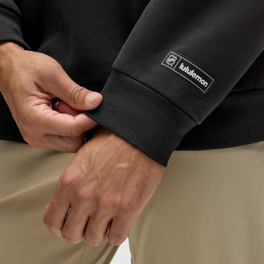 Chicago Blackhawks lululemon Steady State Pullover Hoodie - Black | NHL Lifestyle