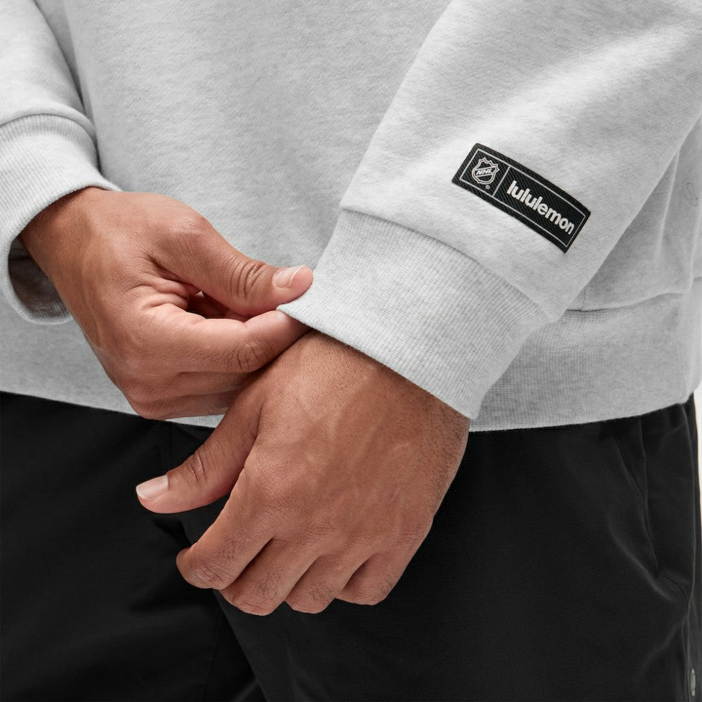 Calgary Flames lululemon Steady State Pullover Hoodie - Heathered Core Ultra Light Grey | NHL Lifestyle