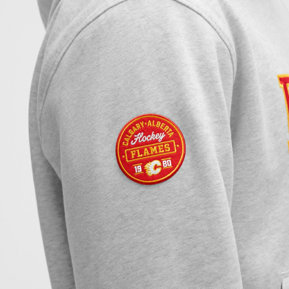 Calgary Flames lululemon Steady State Pullover Hoodie - Heathered Core Ultra Light Grey | NHL Lifestyle