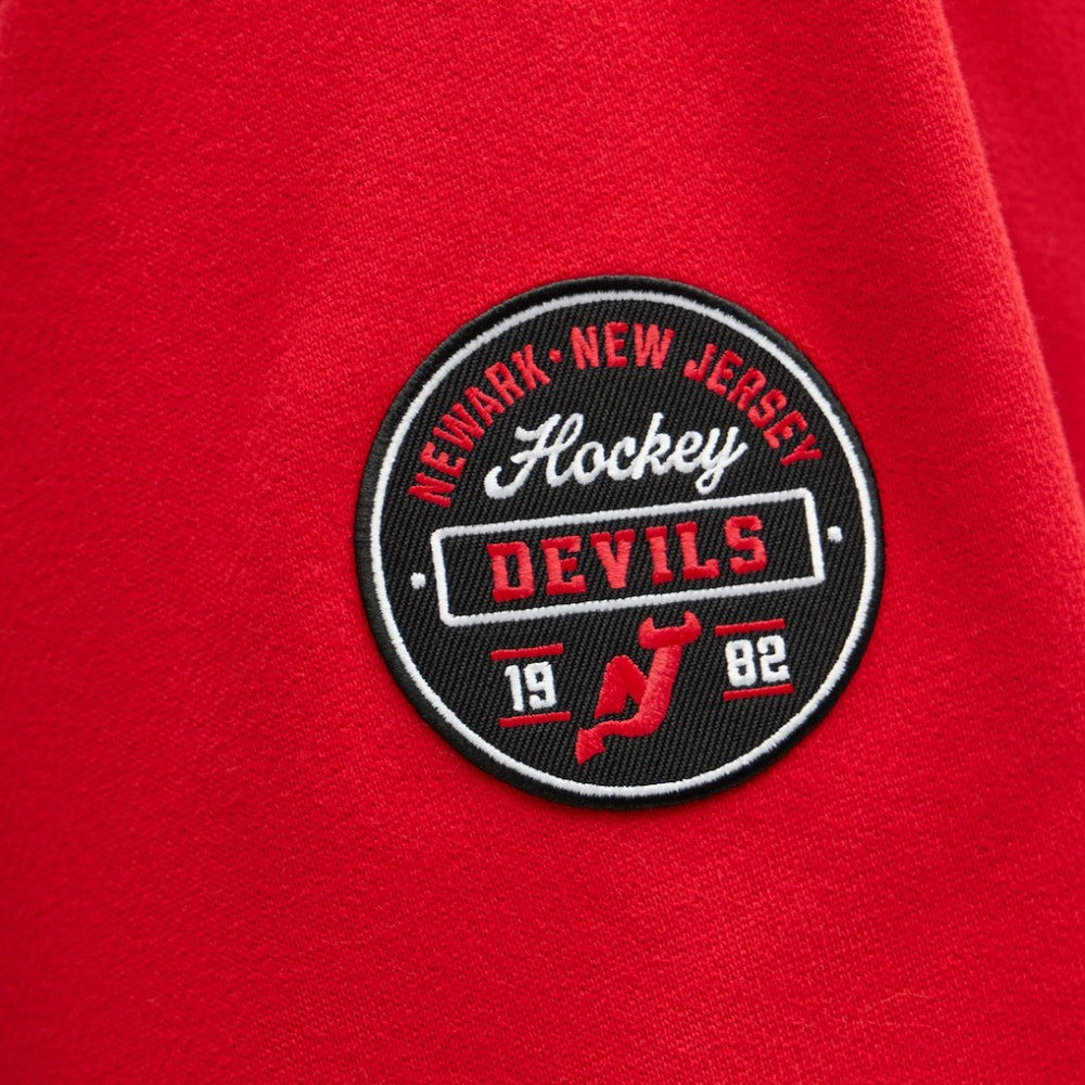 New Jersey Devils lululemon Steady State Pullover Hoodie - True Red | NHL Clearance