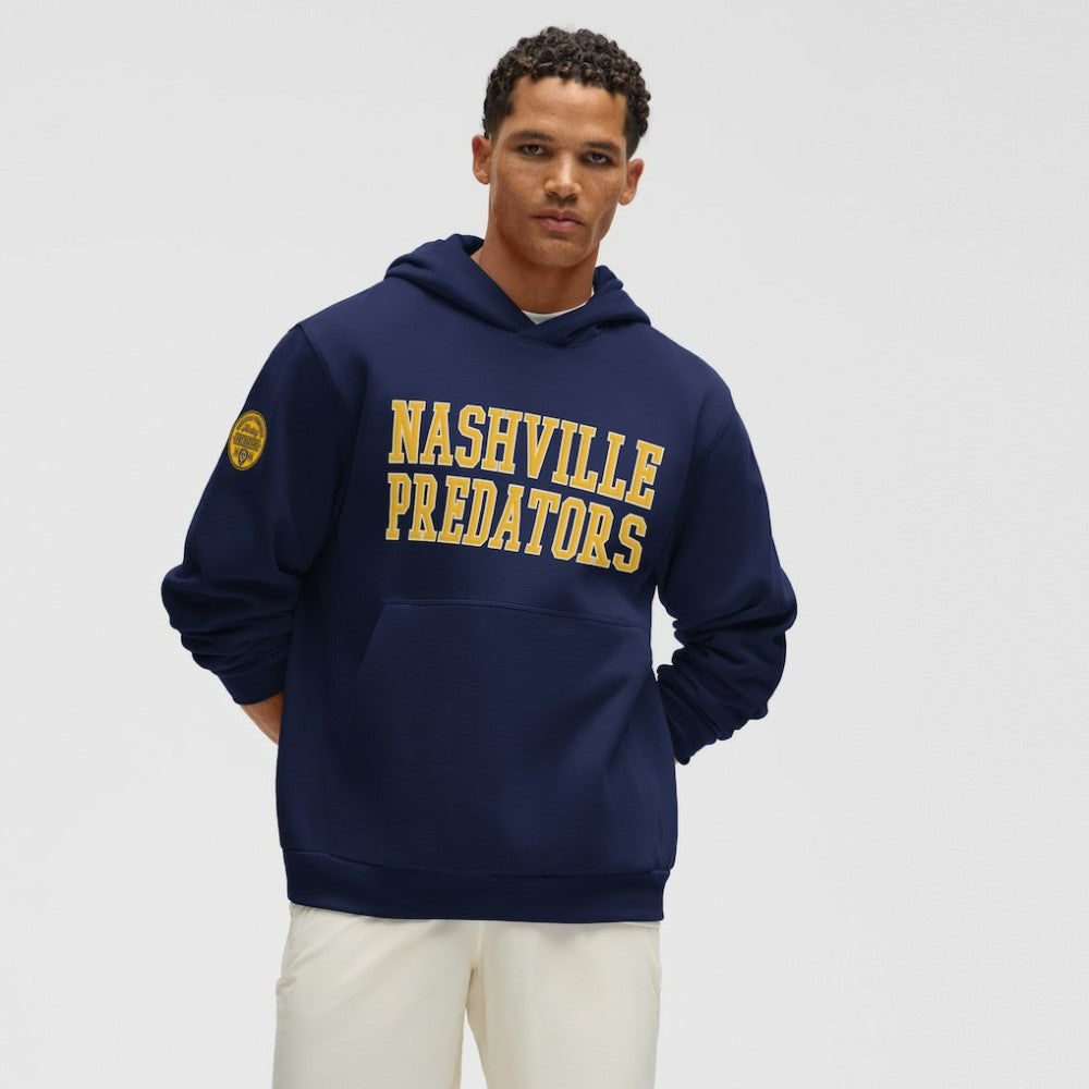 Nashville Predators lululemon Steady State Pullover Hoodie - Blue | NHL online