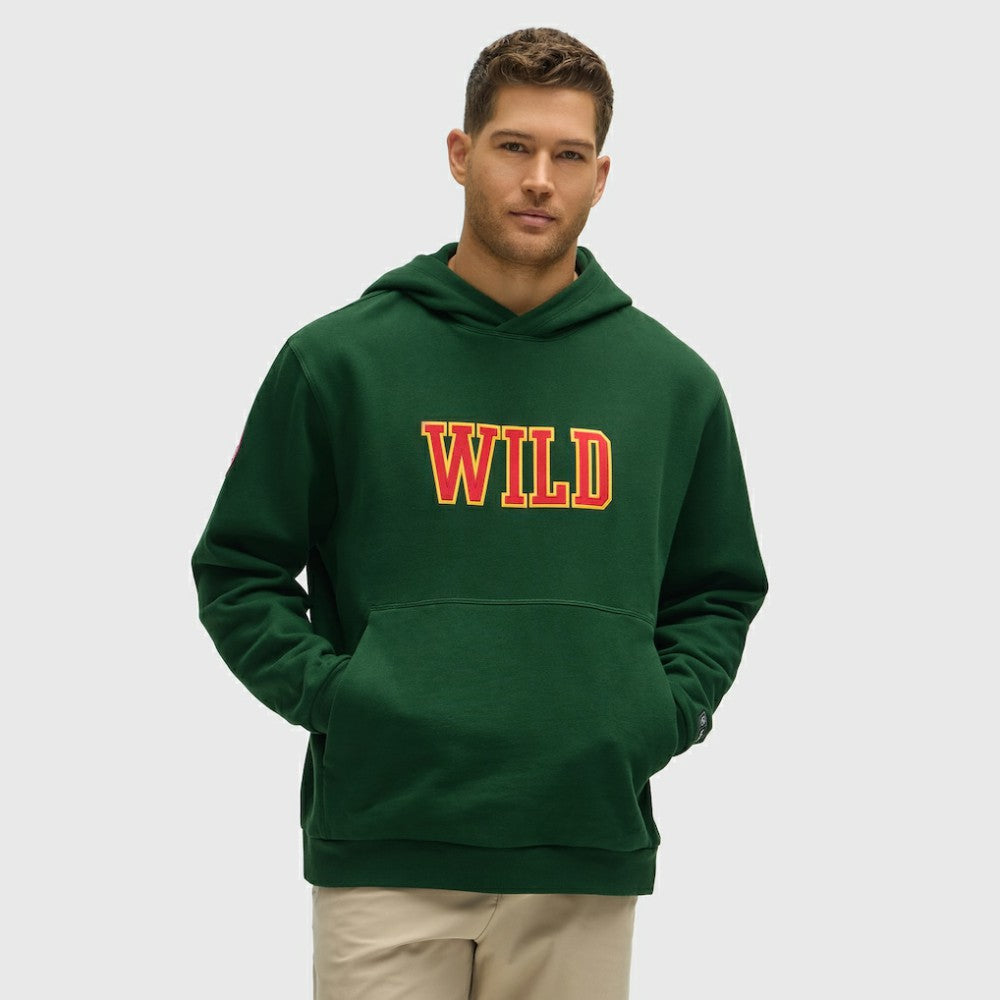 Minnesota Wild lululemon Steady State Pullover Hoodie - Green | NHL Clearance
