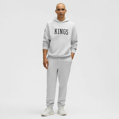 Los Angeles Kings lululemon Steady State Pullover Hoodie - Heathered Core Ultra Light Grey | NHL on sale