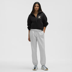 Anaheim Ducks lululemon Women's Scuba Oversized Half-Zip Hoodie - Black | NHL Clearance