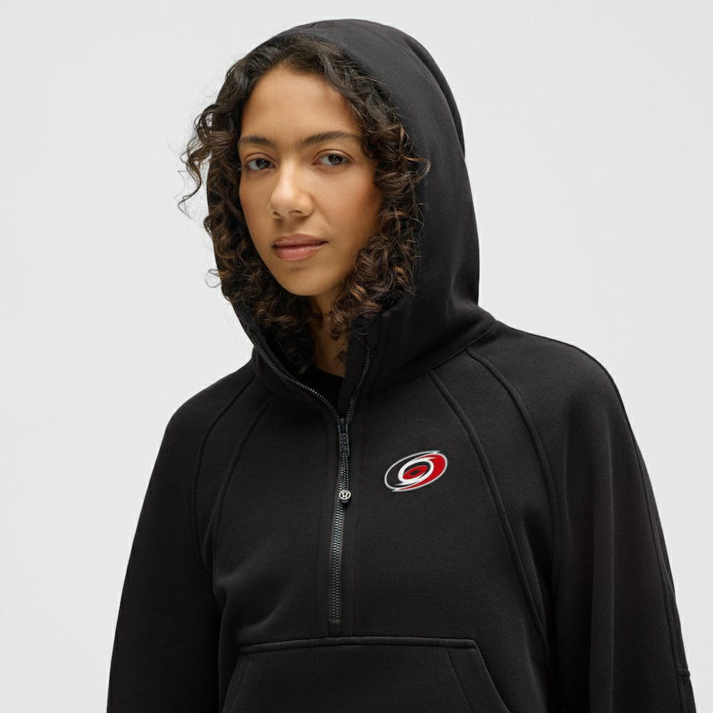 Carolina Hurricanes lululemon Women's Scuba Oversized Half-Zip Hoodie - Black | NHL on sale