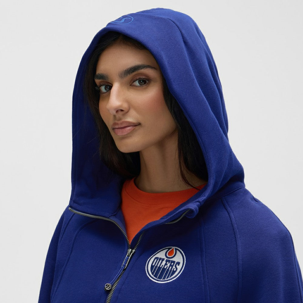 Edmonton Oilers lululemon Women's Scuba Oversized Half-Zip Hoodie - Larkspur | NHL on sale