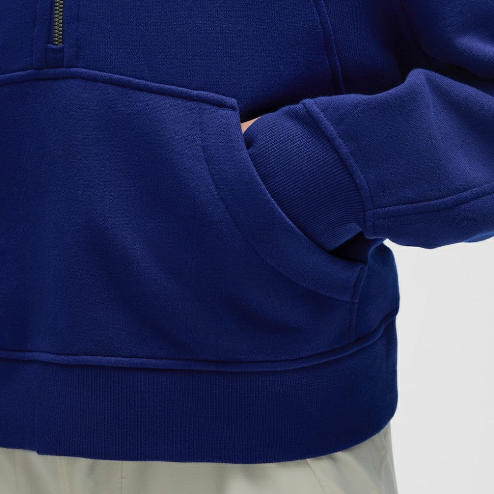 Edmonton Oilers lululemon Women's Scuba Oversized Half-Zip Hoodie - Larkspur | NHL on sale